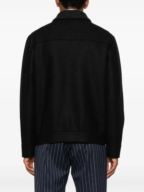 Harris Wharf London ジップアップ シャツジャケット | FARFETCH JP