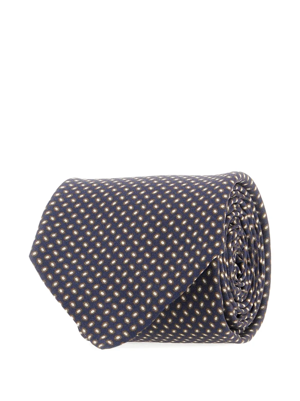 Corneliani Zijden stropdas - Blauw
