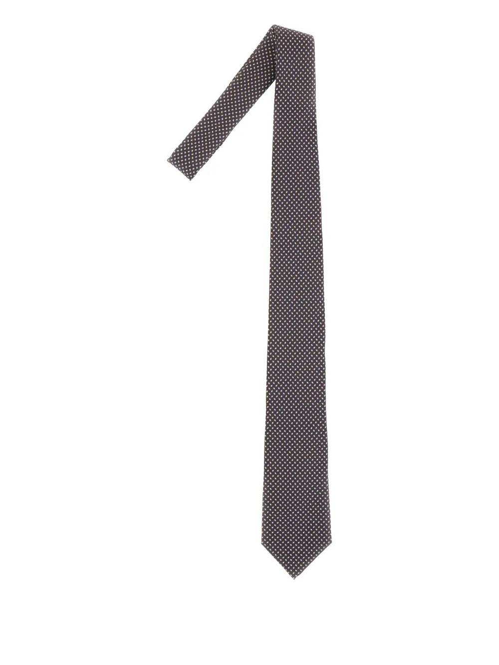 Corneliani Silk Tie In Brown