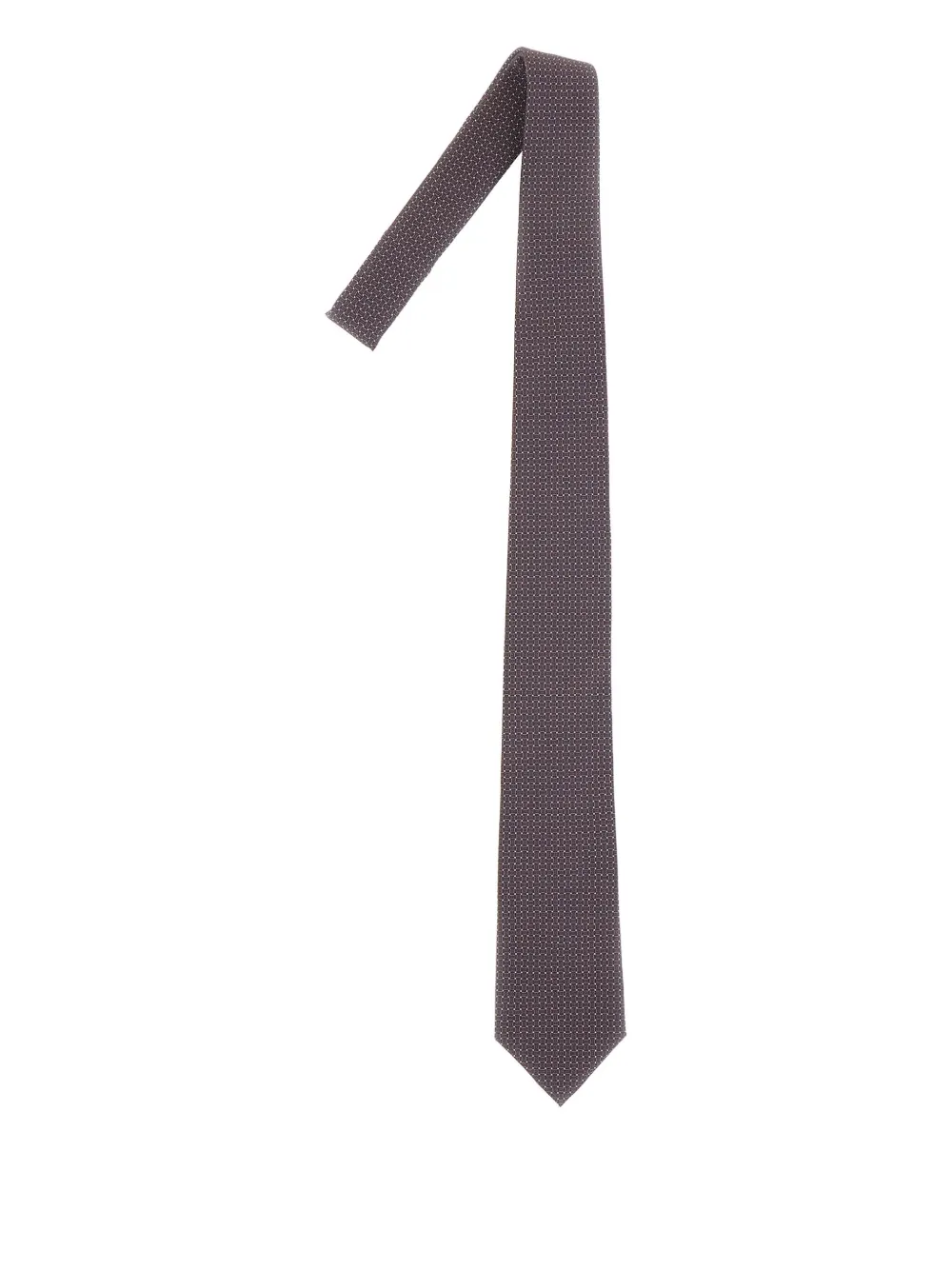 Corneliani Silk Tie In Brown