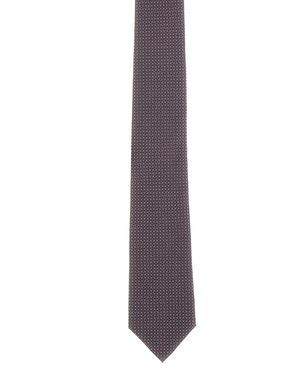 Corneliani silk tie - Bruin