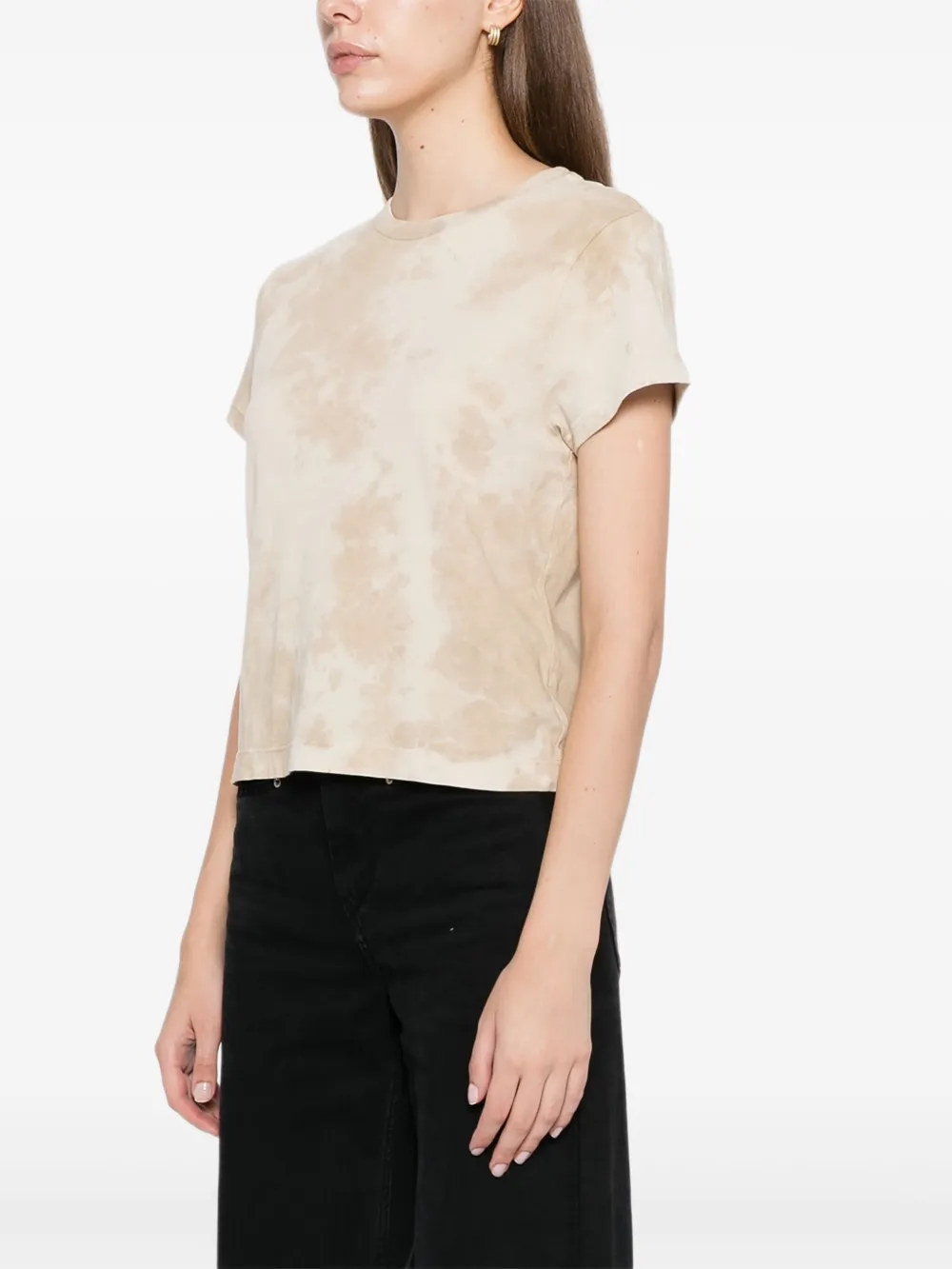 AGOLDE T-shirt met grafische print Beige