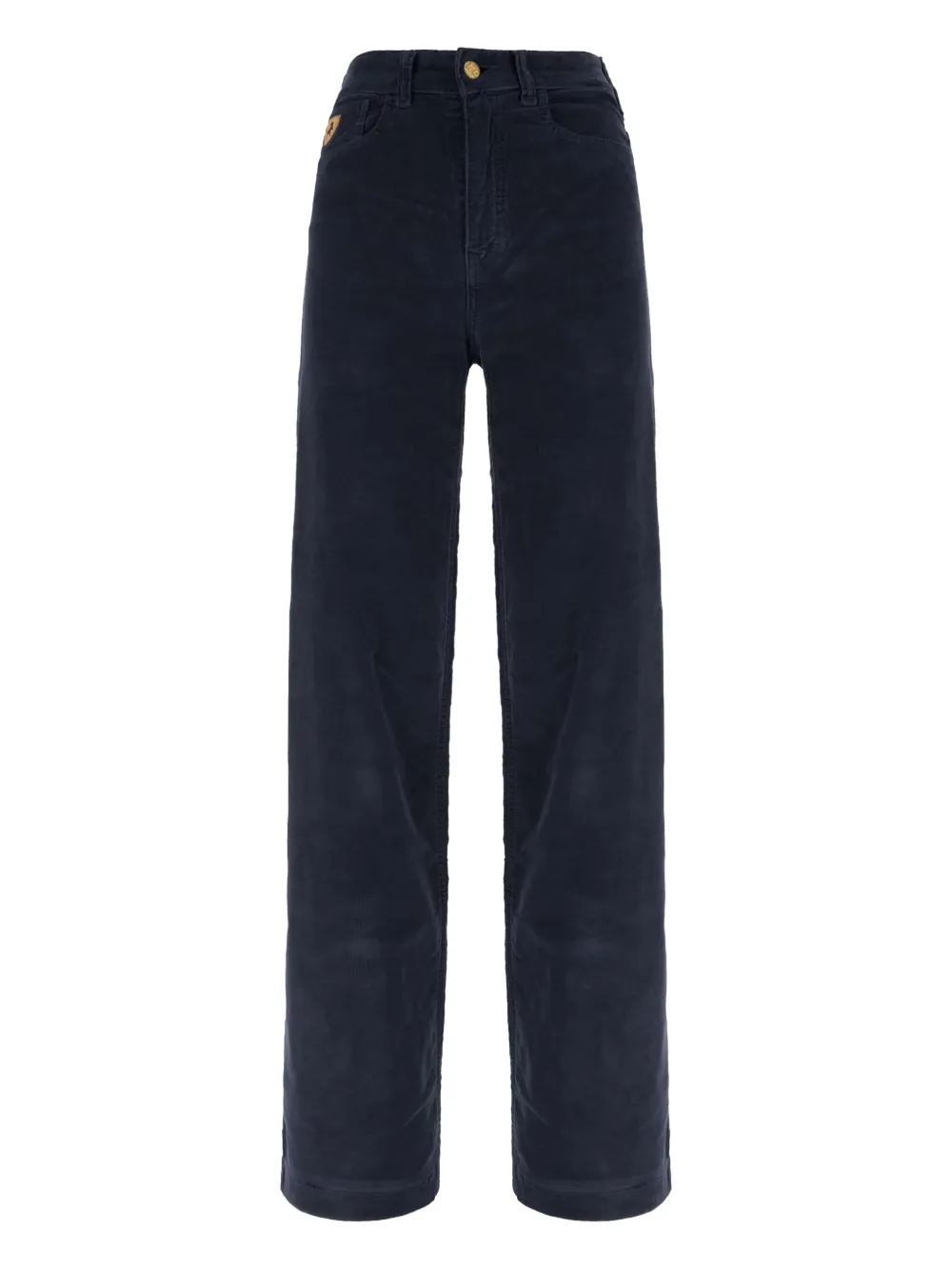 LOIS JEANS  logo-patch corduroy trousers | Blue | Image 1