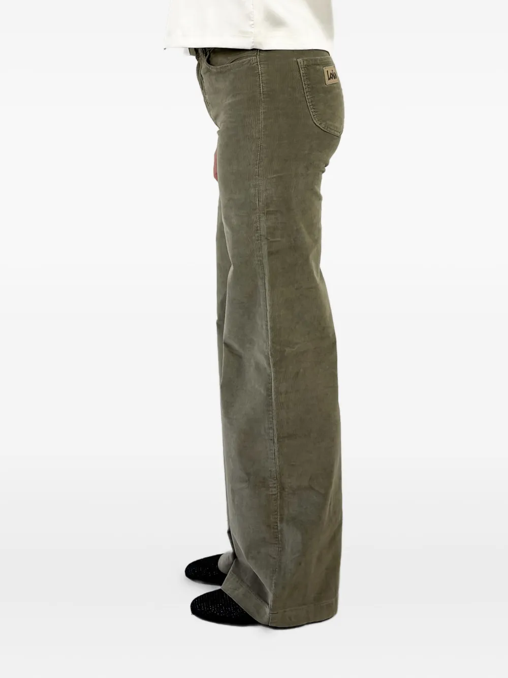 LOIS JEANS  logo-patch corduroy trousers | Flared & Bell-Bottom Pants | Image 2