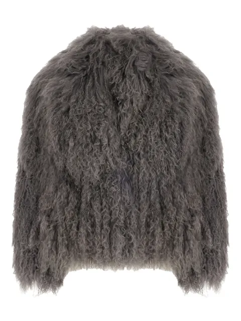 OLIVIA V curly-textured jacket