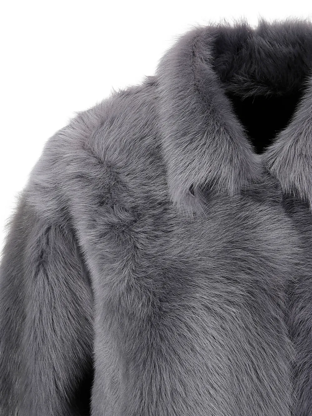 Desa 1972 Reversible Shearling Boxy Jacket In Multi