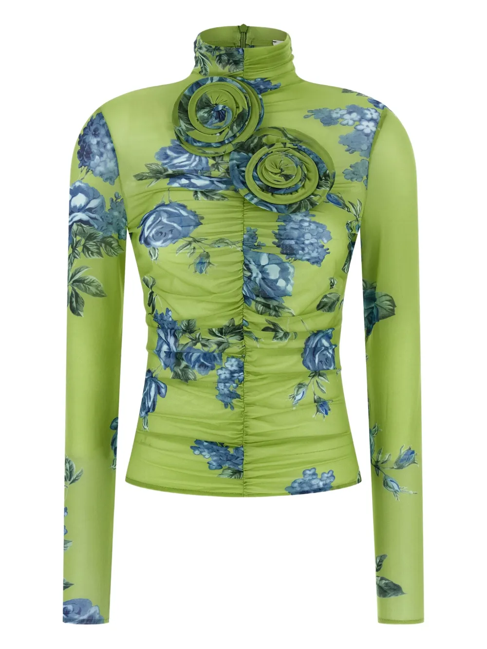 Magda Butrym floral-print top | Green | Image 1