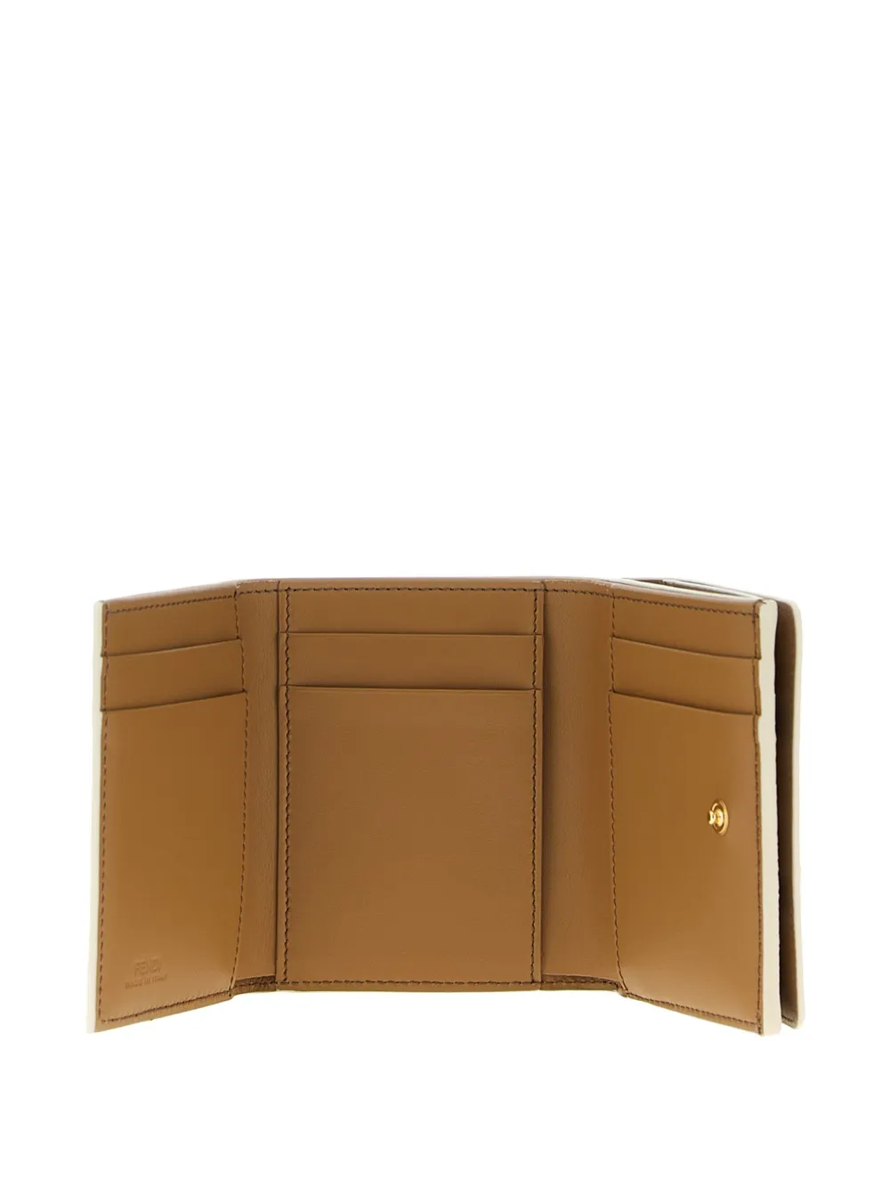 Fendi Trifold Mini Wallet With Tri-fold Design In Multi