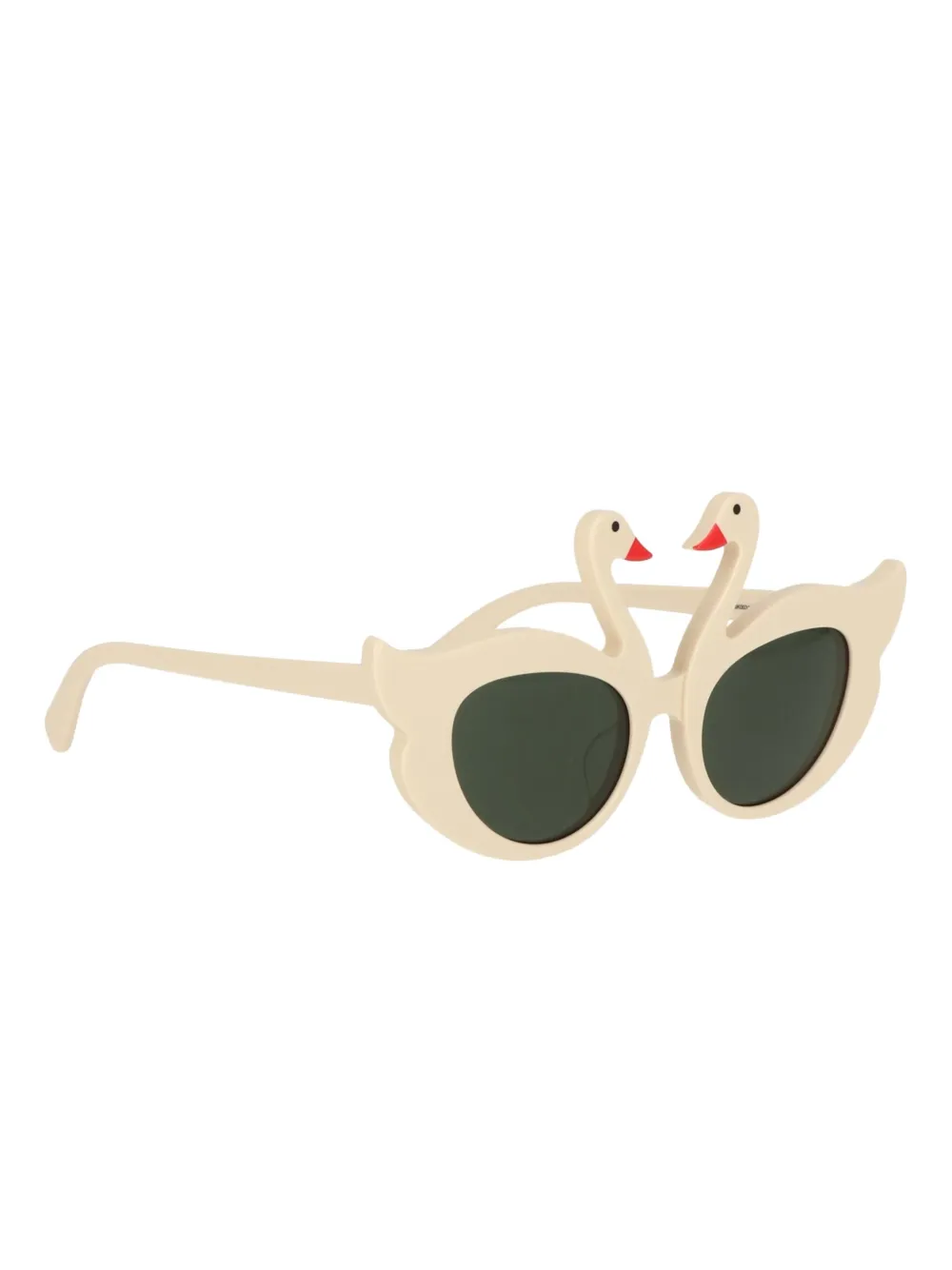 Stella McCartney Kids Zonnebril met zwaanvormig cat-eye montuur - Beige