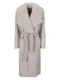 Desa 1972 shearling belted coat - Grey