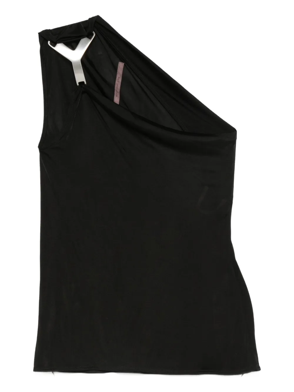 Rick Owens Lilies draped one-shoulder top | Black | Image 1
