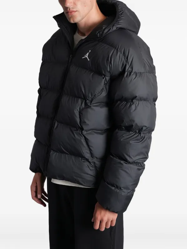 Nike logo-detail Padded Jacket Black FARFETCH IN