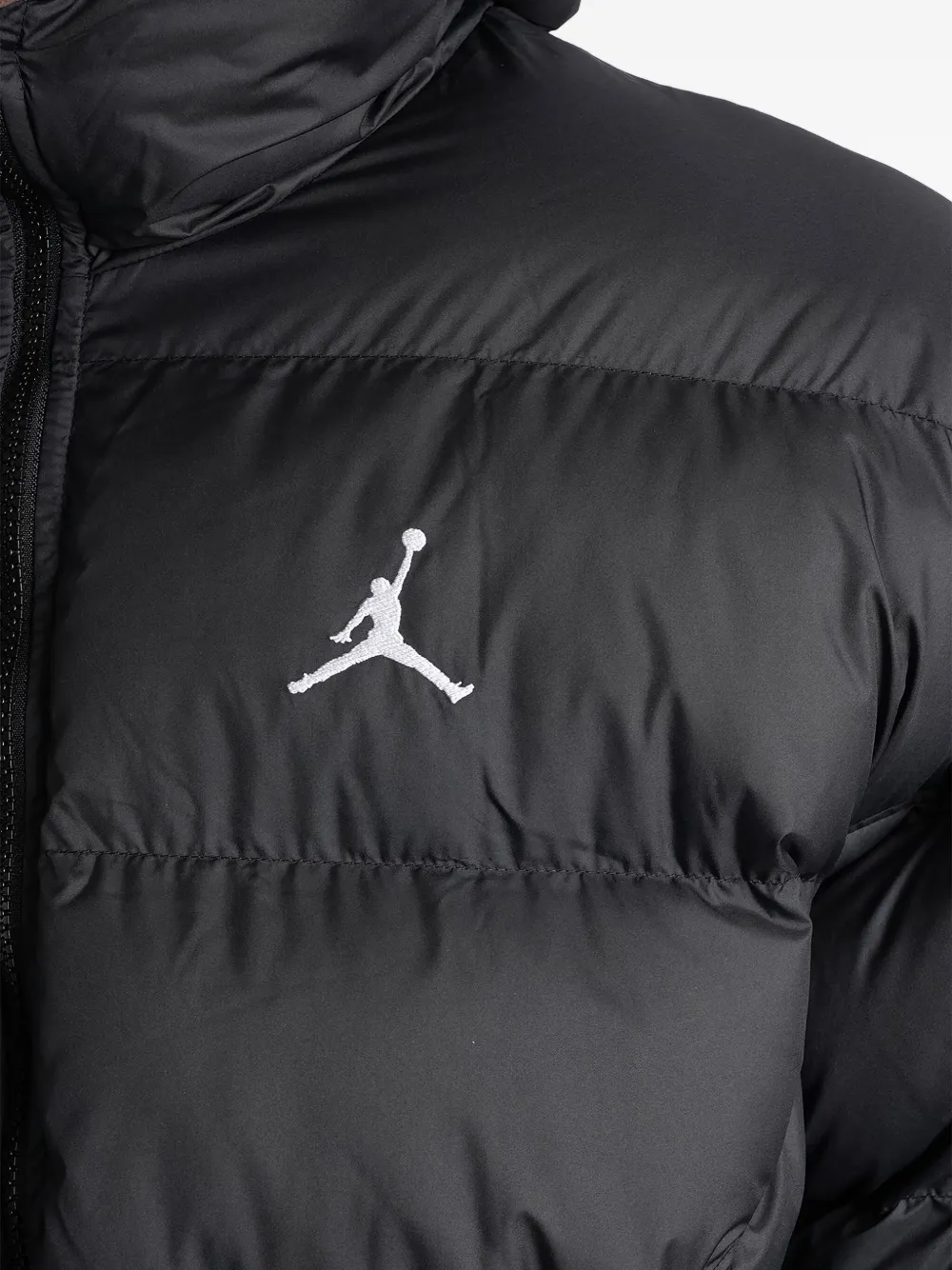 Nike Gewatteerd jack Zwart