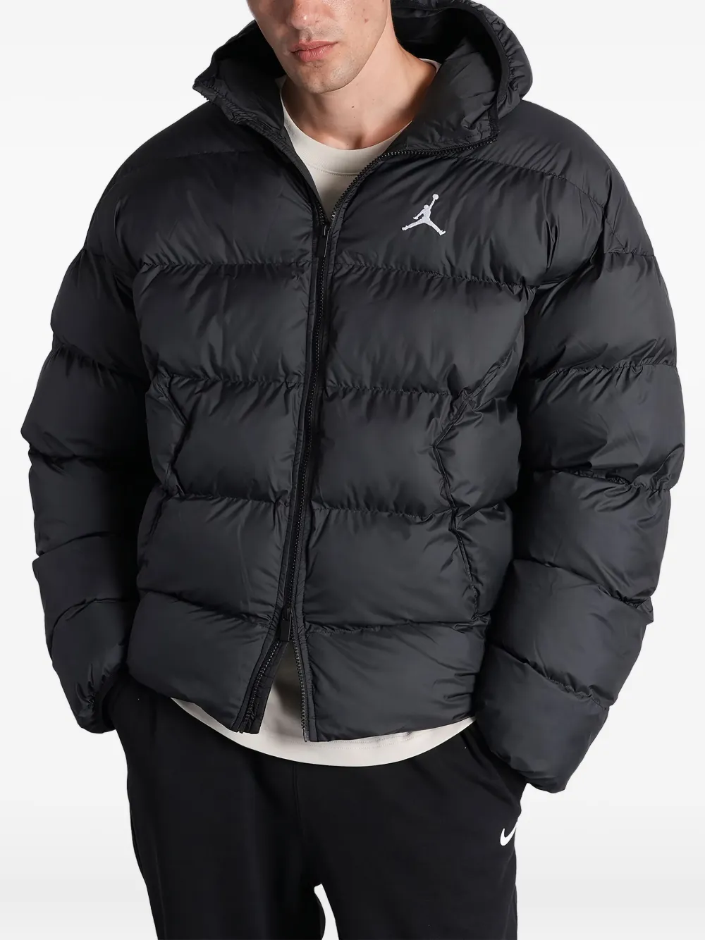 Nike logo-detail padded jacket | Black | Image 1