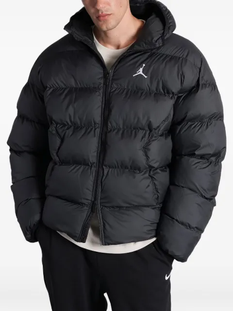 Nike logo-detail padded jacket