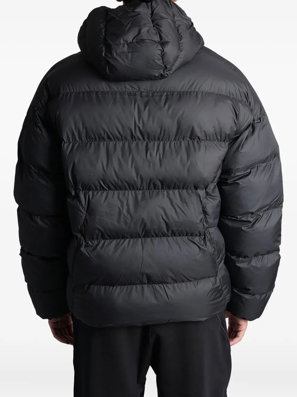 Nike Gewatteerd jack Zwart