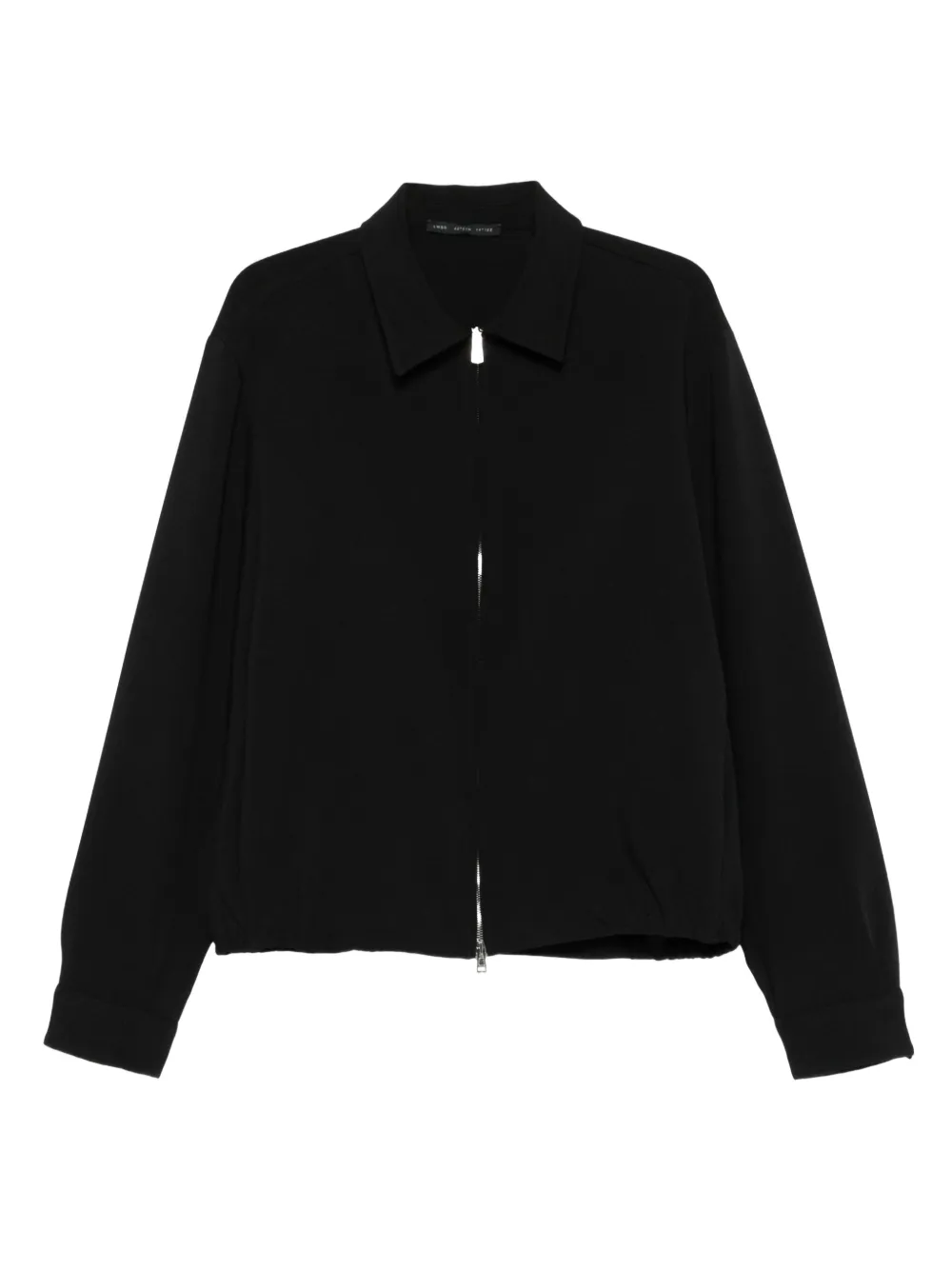 Low Brand zip-front collared shirt jacket | Black | Image 1