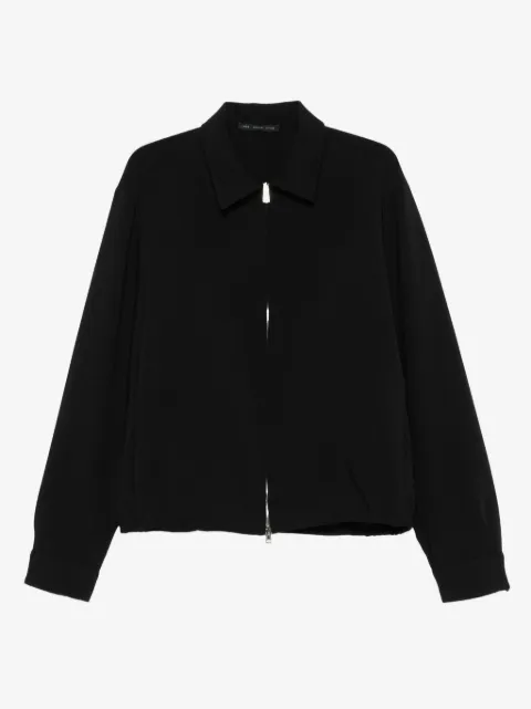 Low Brand zip-front collared shirt jacket