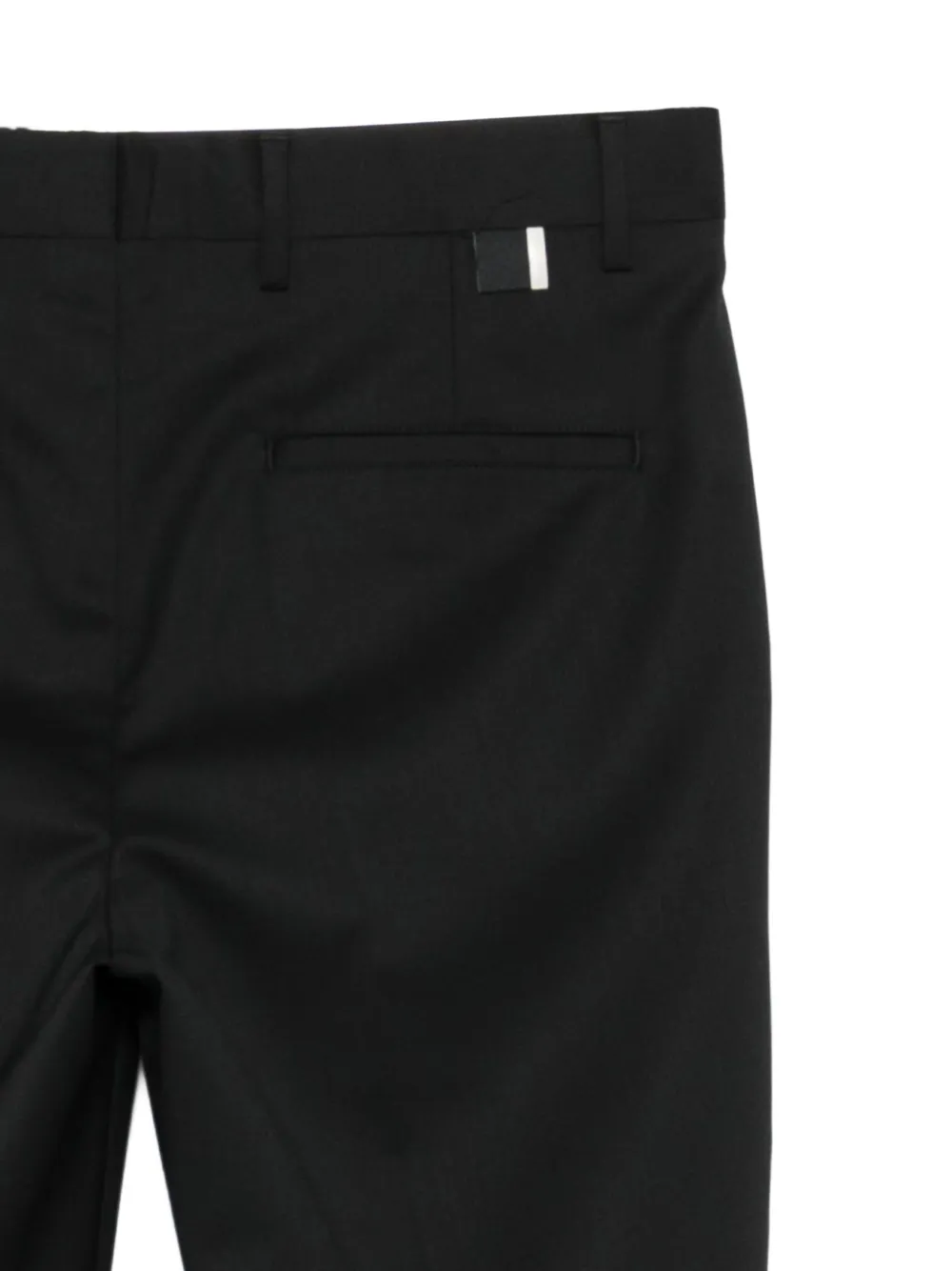 Low Brand Belt-loops Tailored Trousers In Black