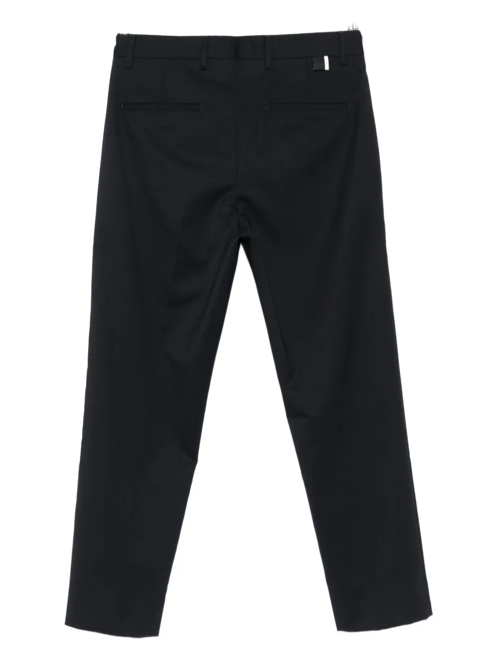 Low Brand folded-detail tailored trousers - Blauw