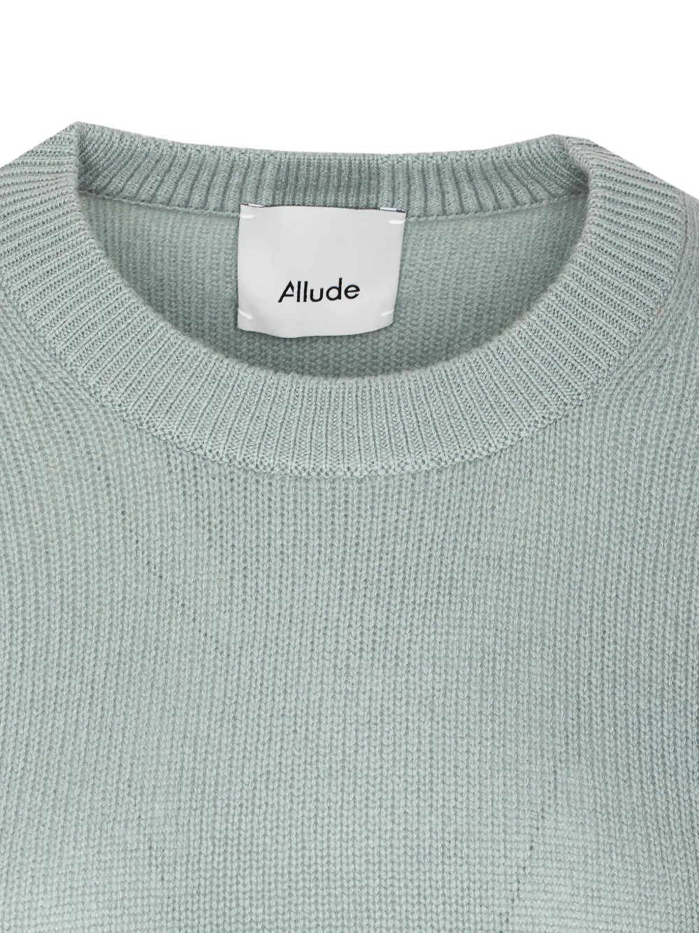 Allude Crew-neck Cashmere Sweater In Blue