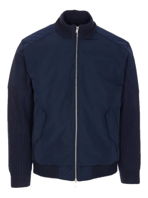 Moose Knuckles chamarra bomber con paneles en contraste