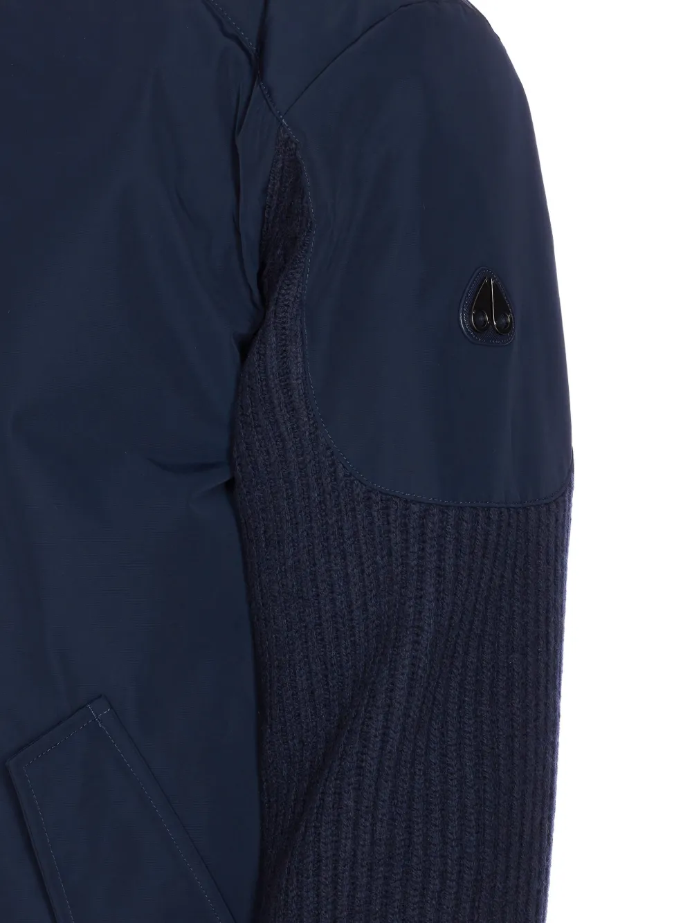 对比拼接飞行员夹克