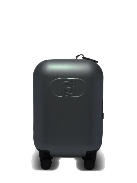 LIU JO logo-plaque four-wheel trolley luggage