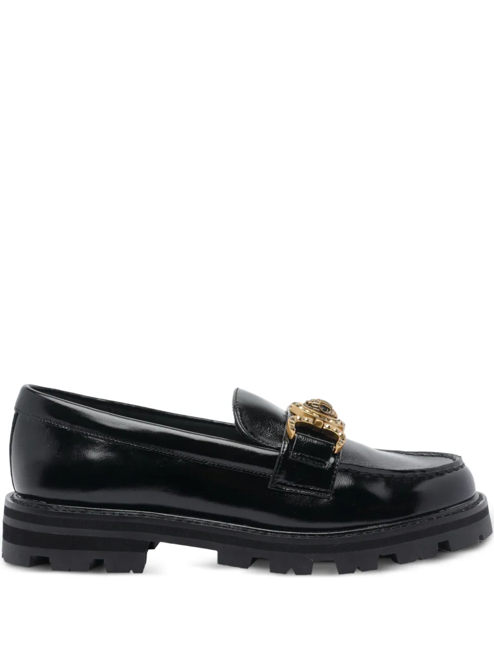 Kurt Geiger London Leren loafers Zwart