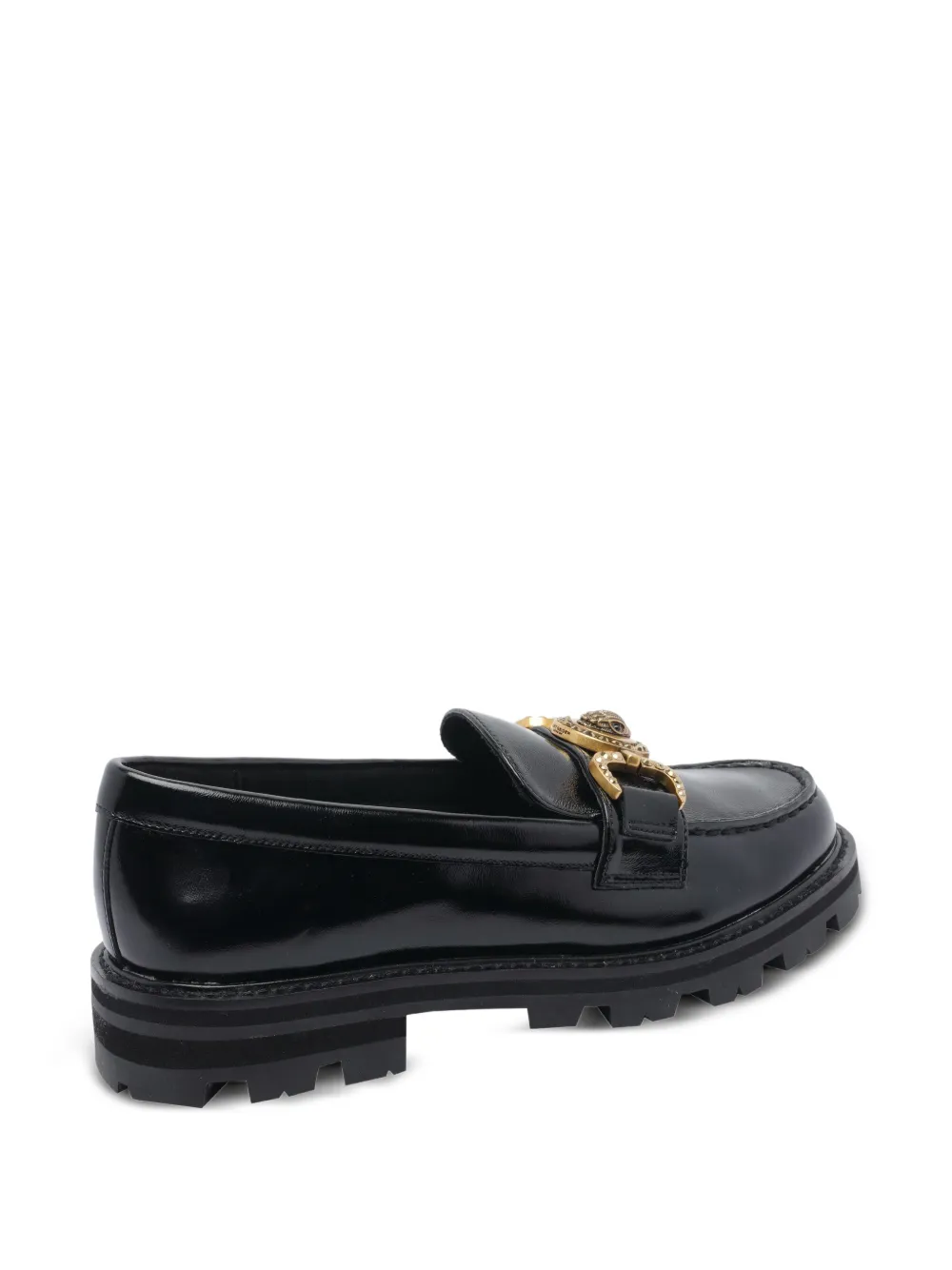Kurt Geiger London Leren loafers Zwart