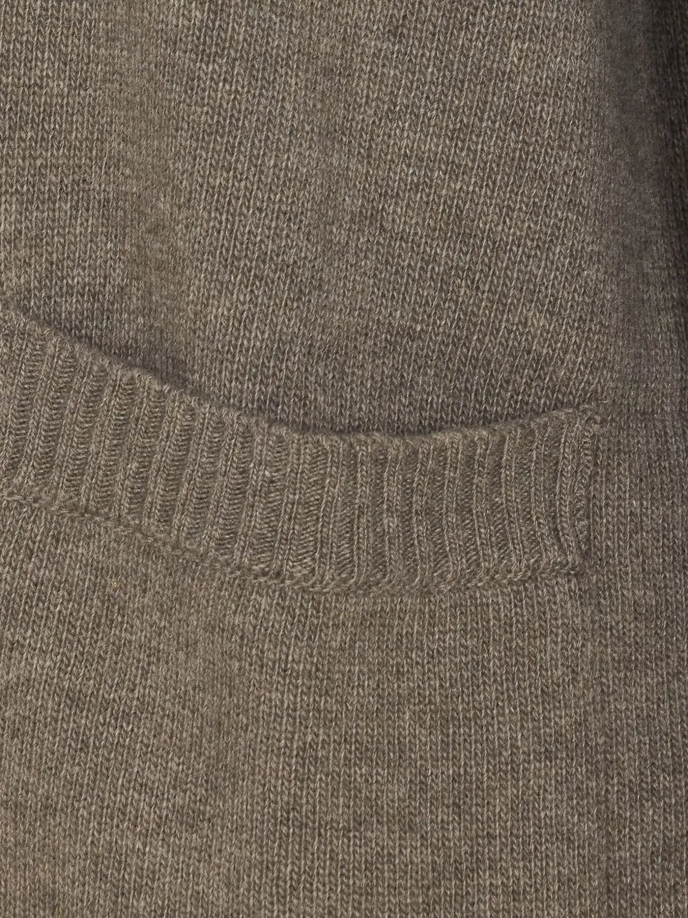 Roberto Collina Knitwear Cardigan With Front Pockets And V-neckline In Brown