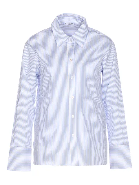 LIU JO striped button-fastening shirt