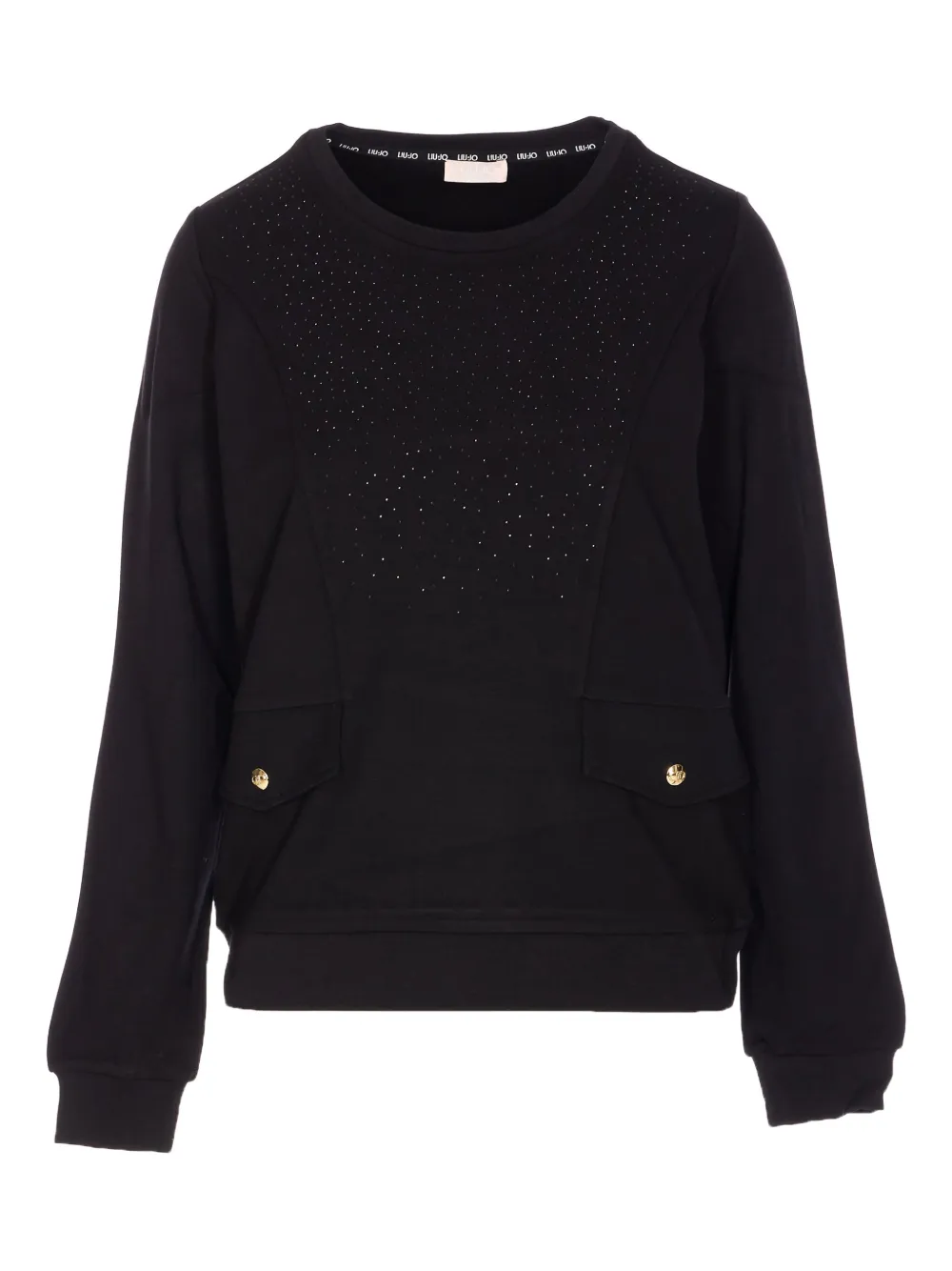 LIU JO round-neck sweatshirt | Black | Image 1