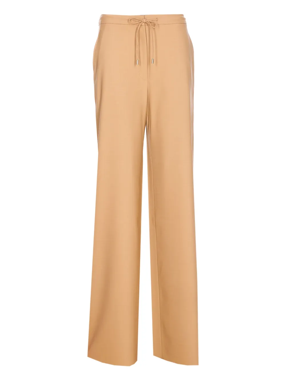 Max Mara Drawstring-waist Trousers In Neutral