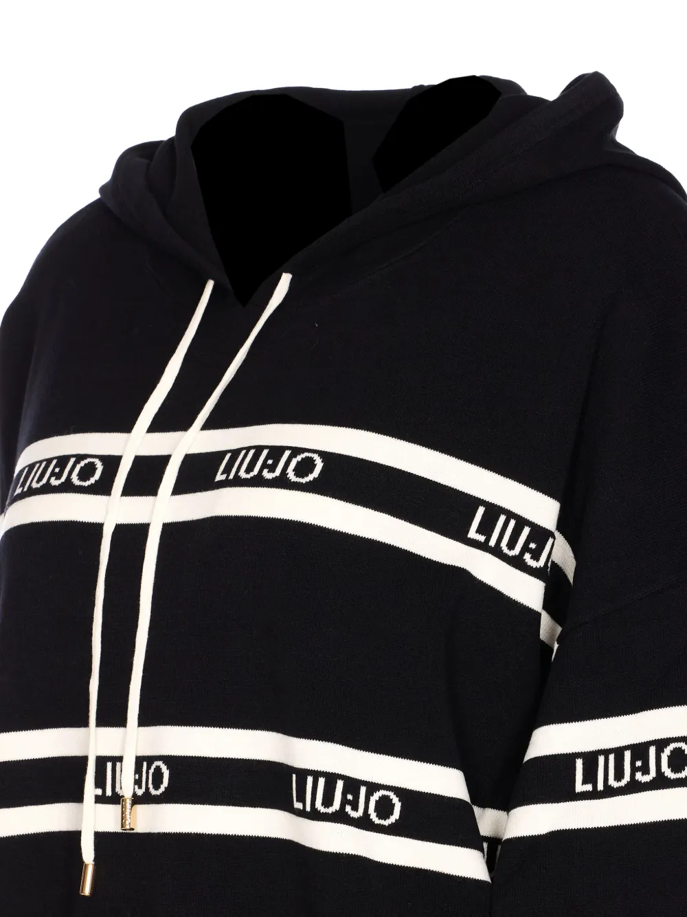 Liu •jo Knitted Sweatshirt In Black