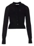 Patrizia Pepe button-front collar cardigan - Black