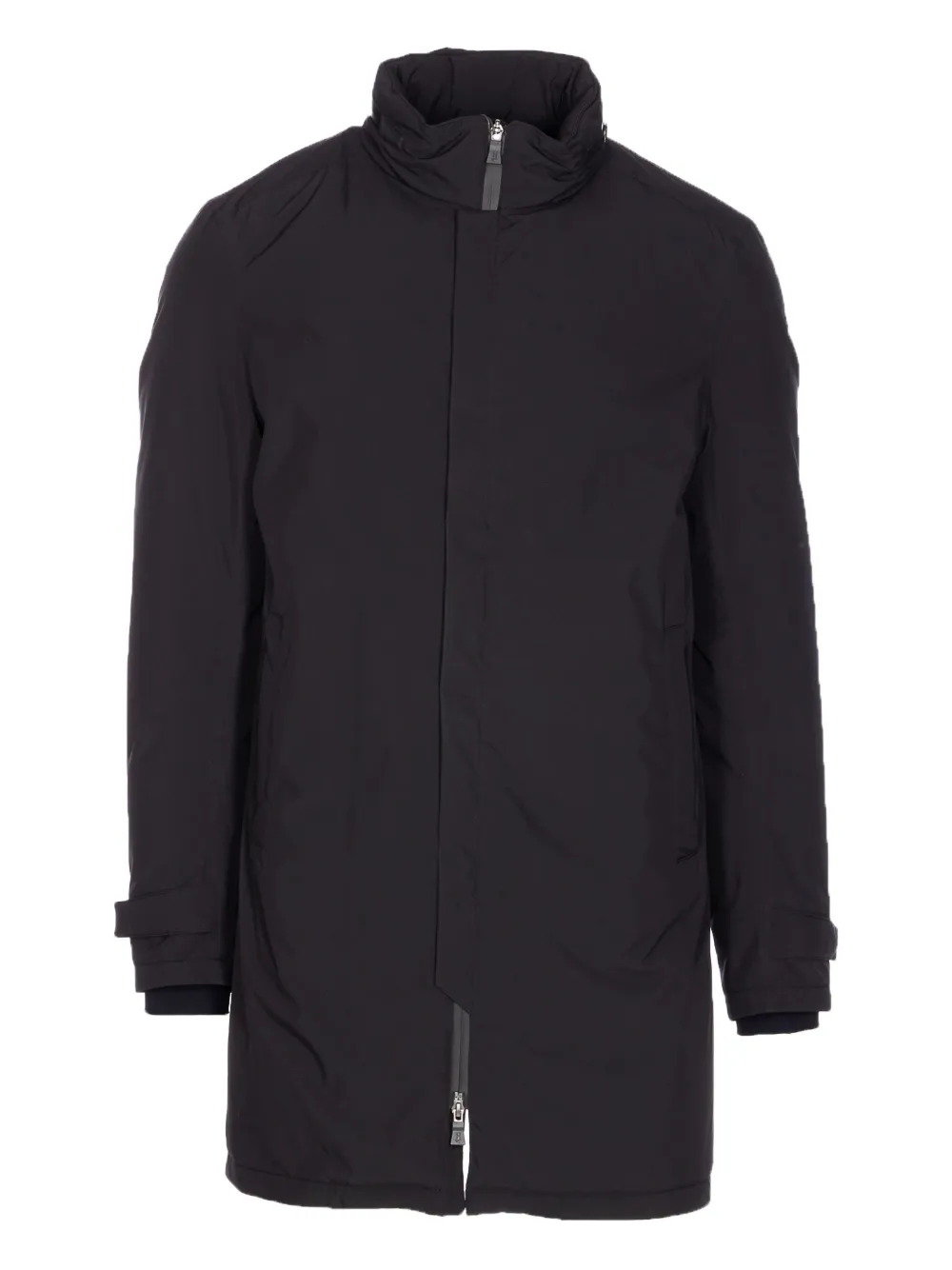 Herno ジップアップ パデッドコート - ブラック Herno ジップアップ パデッドコート - ブラック