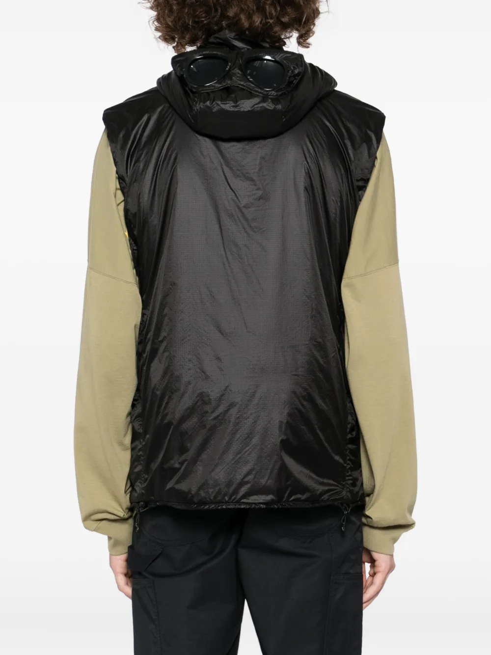 C.p. Company Nada Gilet In Black