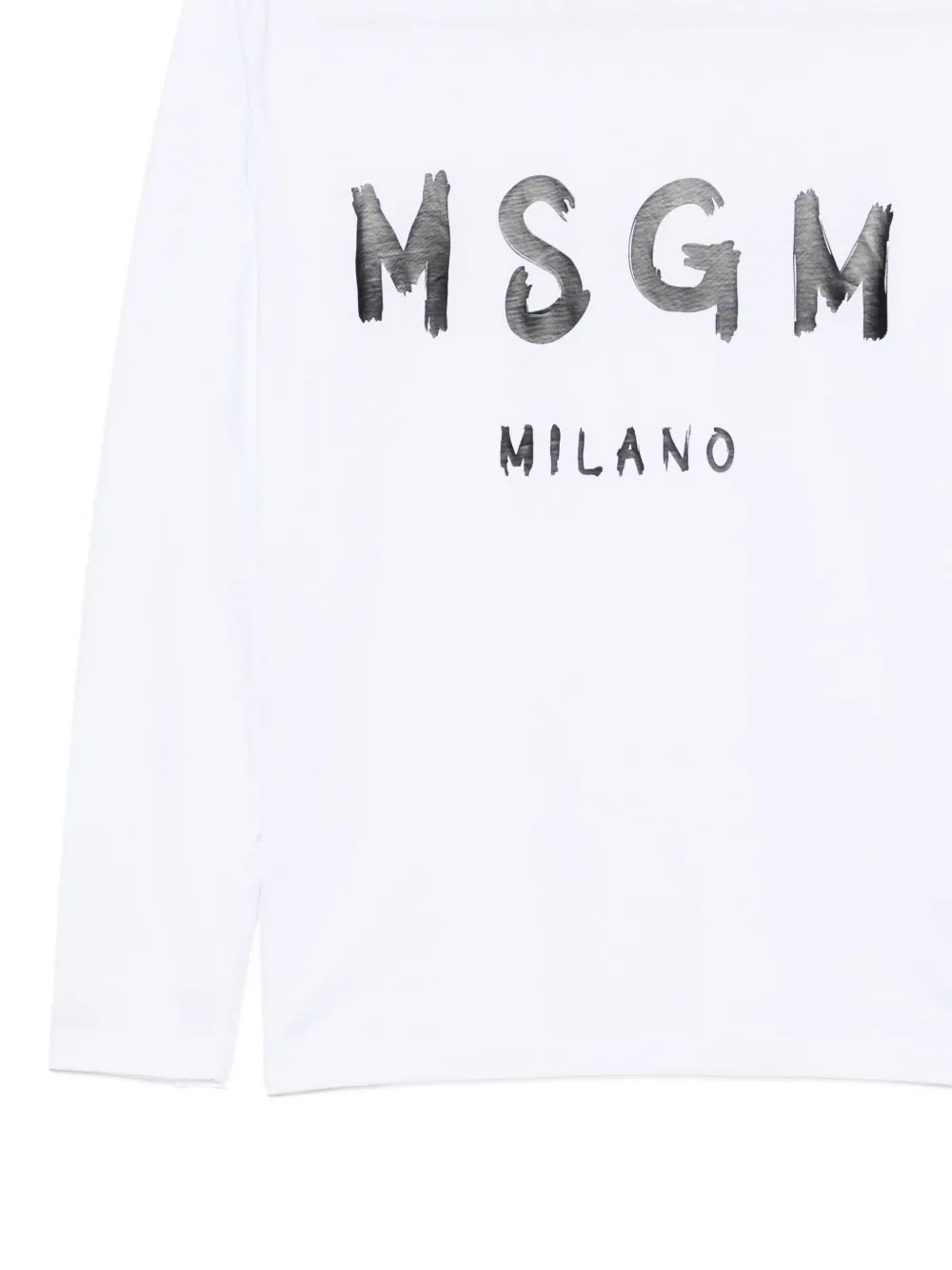 MSGM T-shirt met logoprint Wit