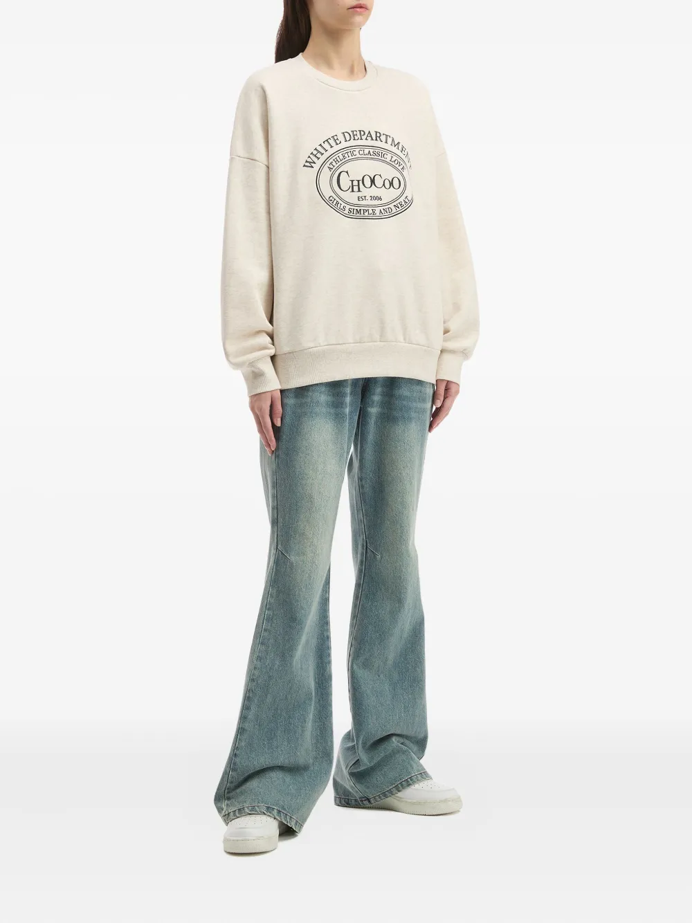 CHOCOOLATE logo-embellished sweatshirt | Sweaters | Image 2