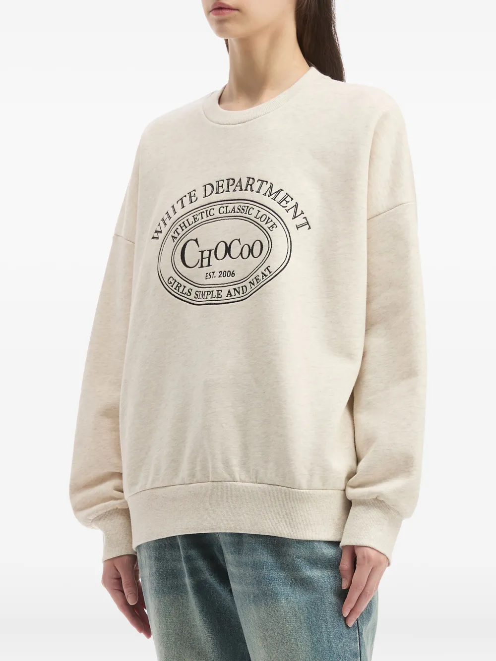 Chocoolate Logo-embellished Sweatshirt In Neutral