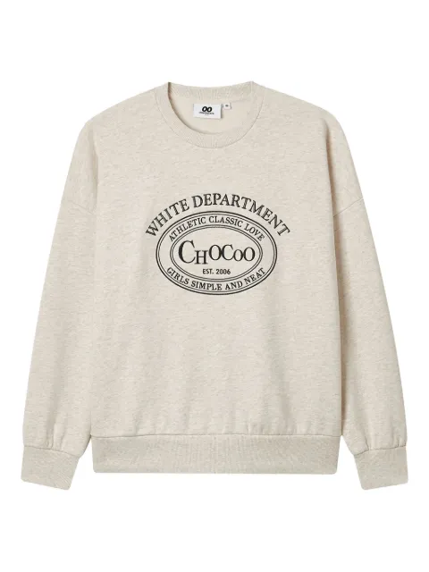 CHOCOOLATE sudadera con logo y detalles