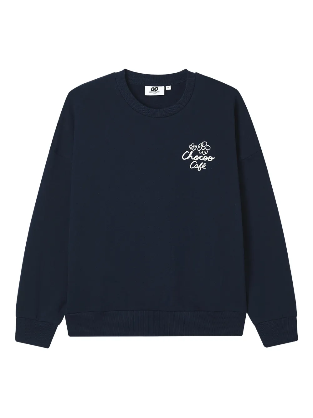 CHOCOOLATE floral-embellished sweatshirt | Blue | Image 1