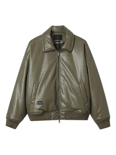 FIVE CM high-neck ribbed-cuff jacket