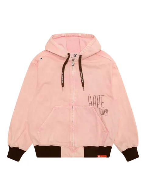 AAPE BY *A BATHING APE® hooded zip jacket