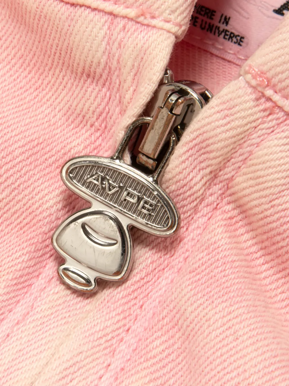 Aape By A Bathing Ape Hooded Zip Jacket In Pink