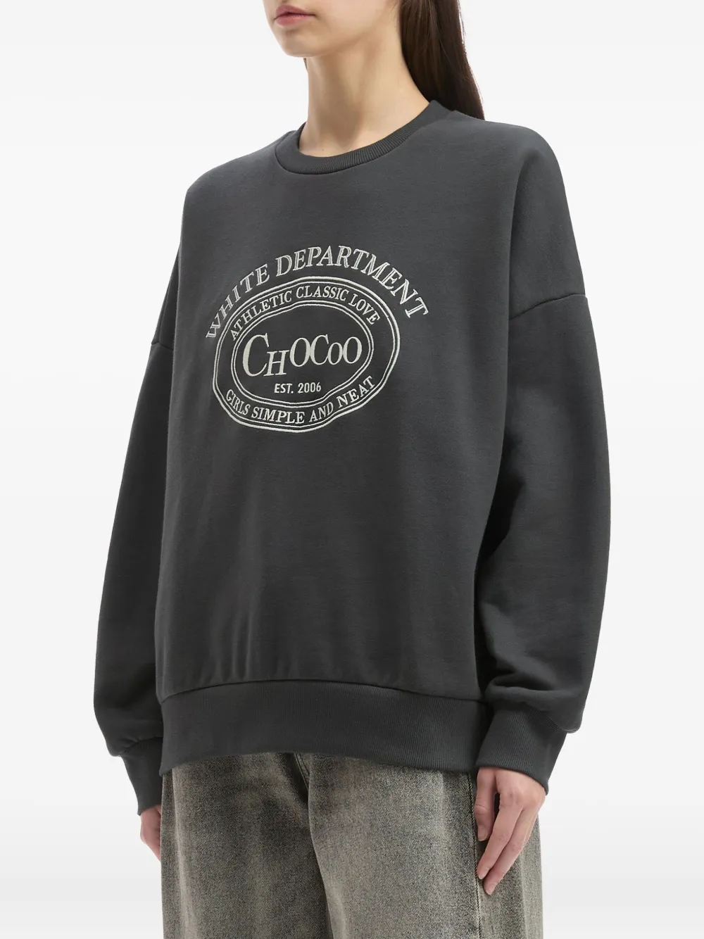 Chocoolate Logo-embellished Sweatshirt In Gray