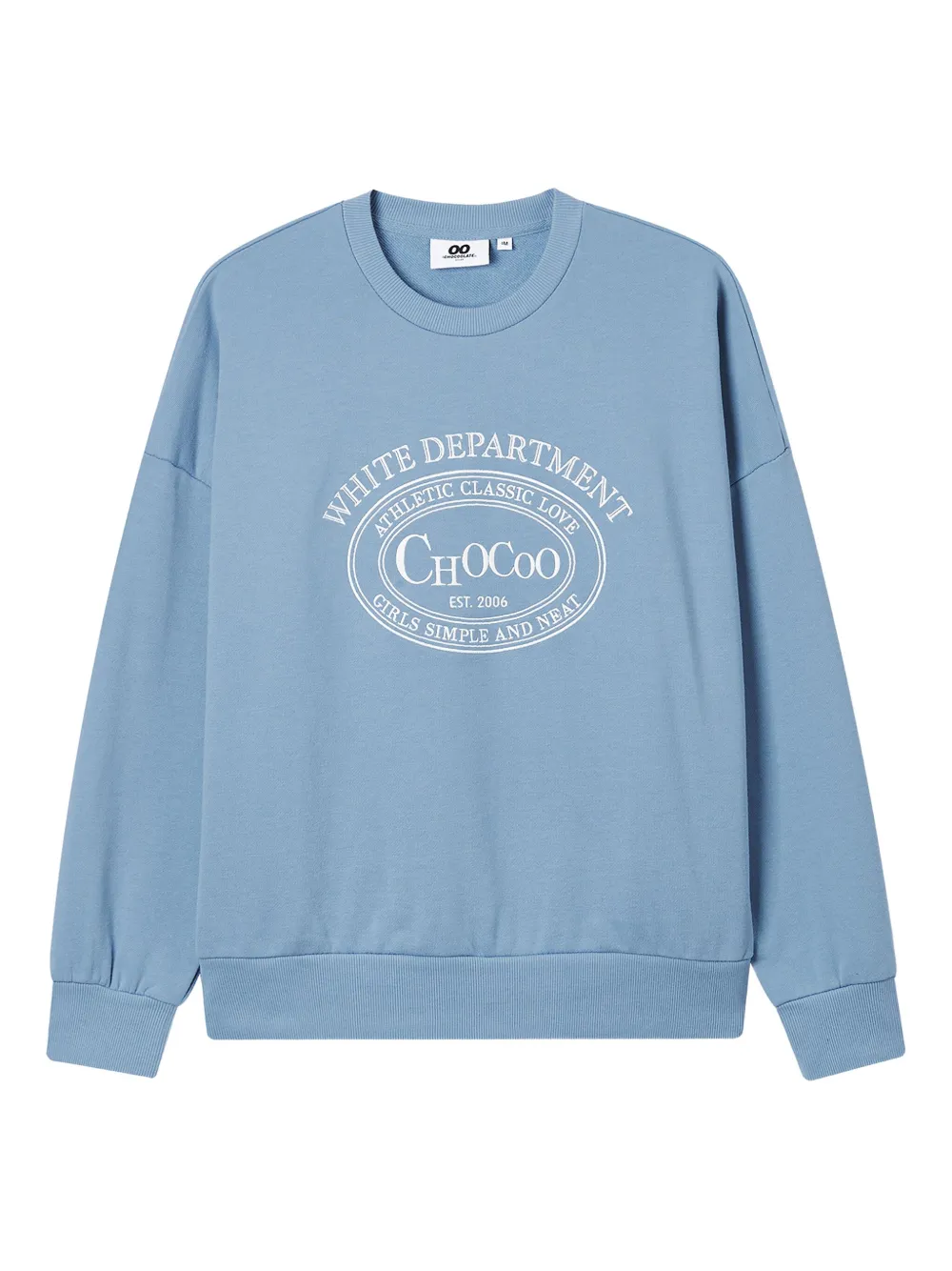 CHOCOOLATE oval-logo sweatshirt | Blue | Image 1