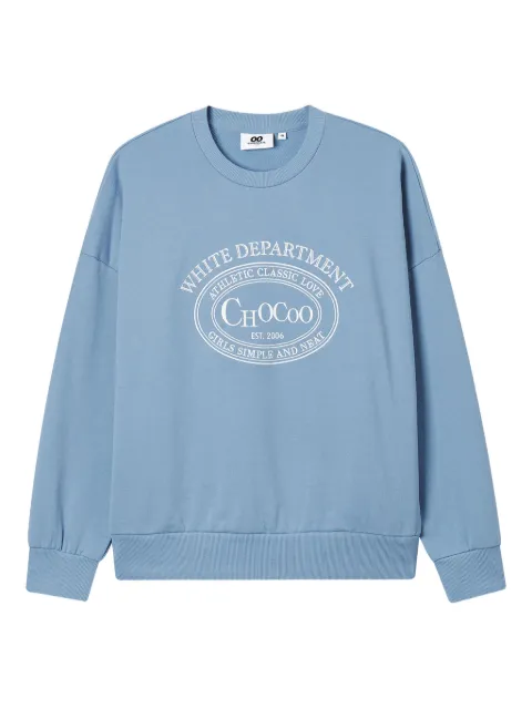CHOCOOLATE oval-logo sweatshirt