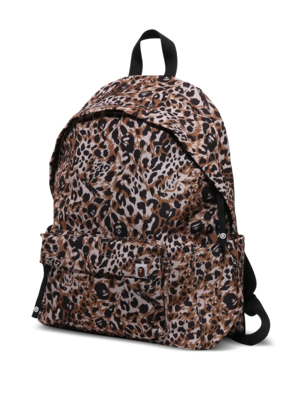 A BATHING APE® レオパード バックパック | ブラウン | FARFETCH JP
